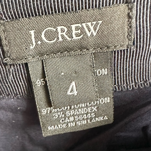 J. Crew Nautical Skirt Anchors Navy Blue White Size 4 - Picture 4 of 7